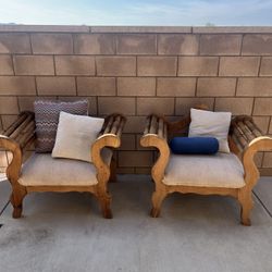 Vintage Wooden Chairs