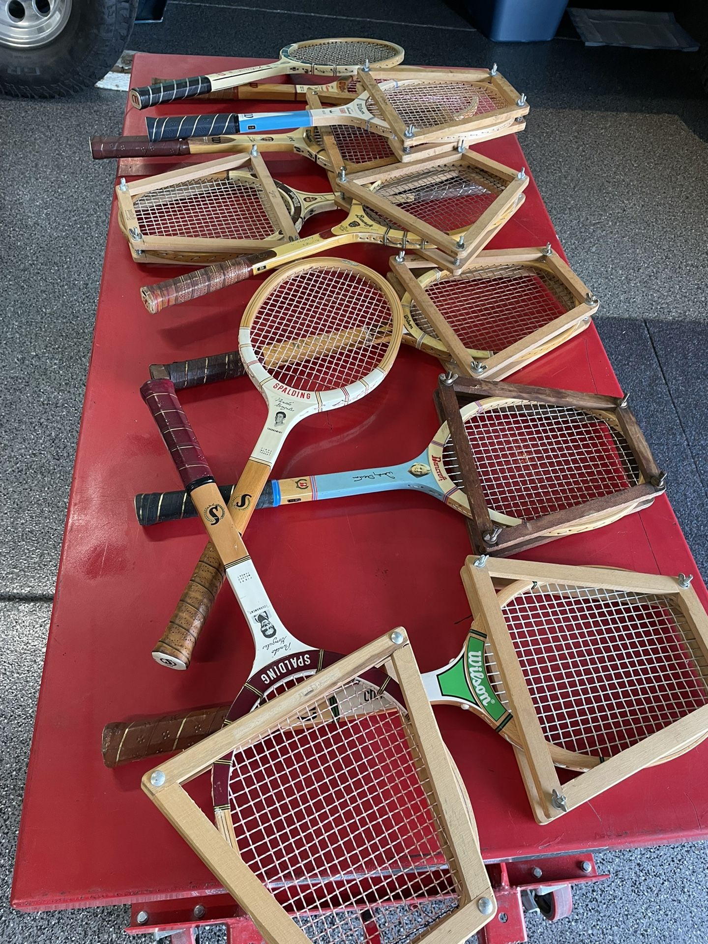 Vintage Tennis Racket Wall Decoration Wilson Rackets