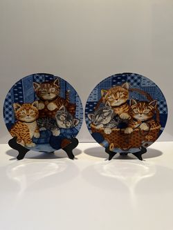 Decorative Kittens Collector Plates
