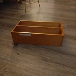 Long Wooden Box 2 Compacts