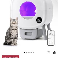Self-cleaning cat litter box
