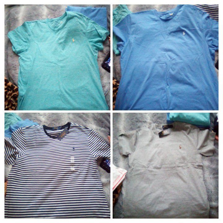 2Polo T Shirt, 1 Bape And 1 Michael Kors  Size XL