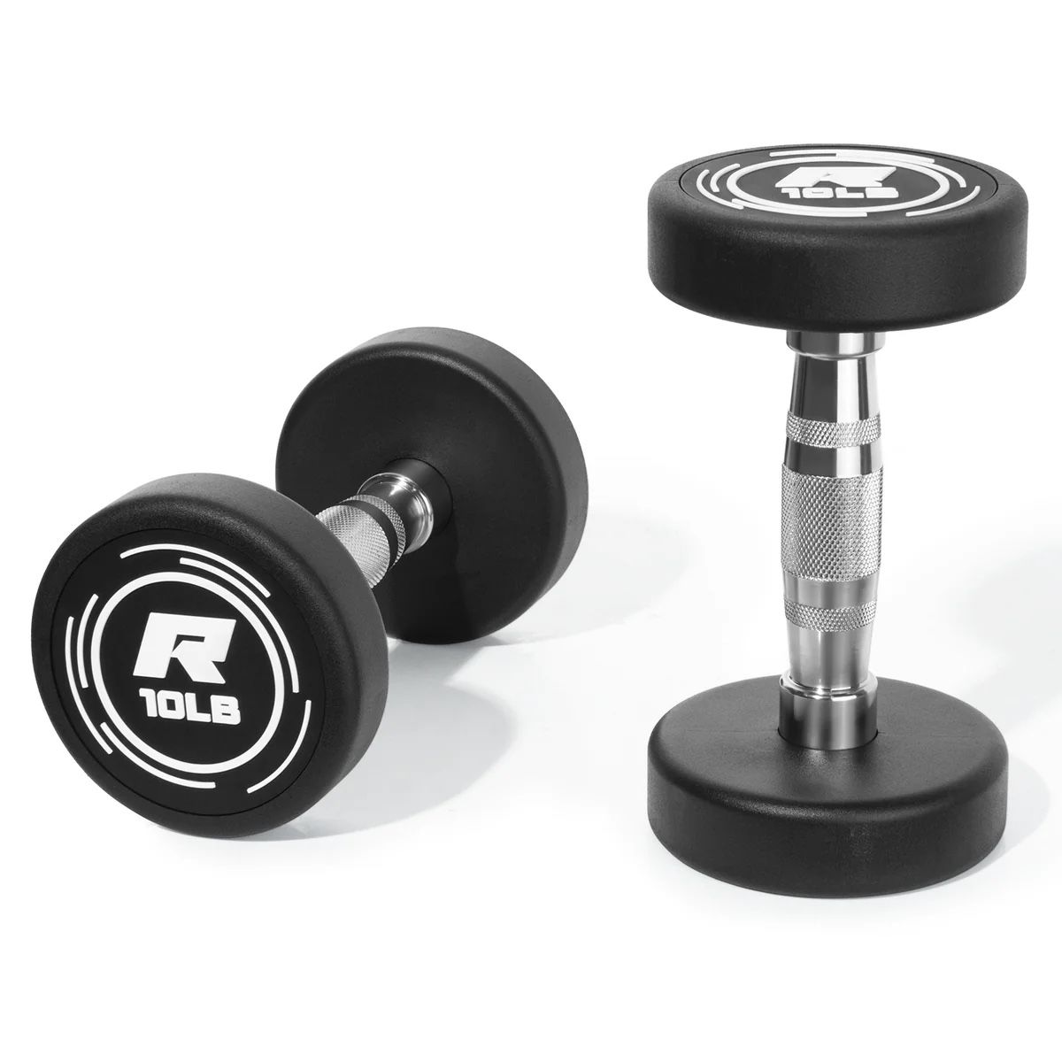 RitFit PVC-Coated Round Dumbbells 10lbs