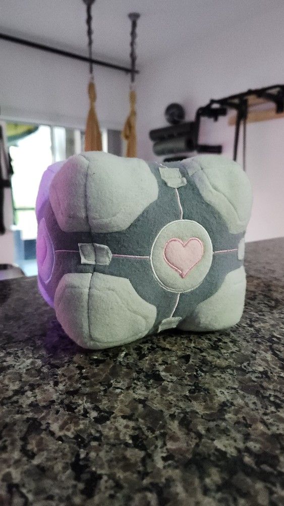 Portal Companion Cube Plush With Original Tag