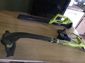 Weed wacker and blower