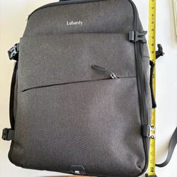 Lubardy Travel Backpack for Men Women 17 Inch Flight Approved Carry on Backpack Waterproof Large 40L Luggage Daypack Business College Weekender Overni