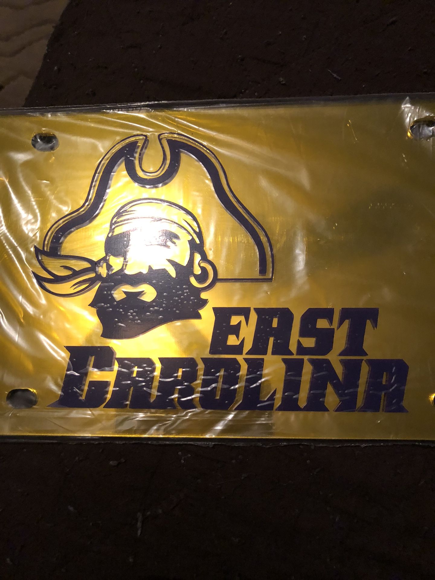 East Carolina license Plate