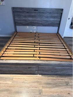 King Size under storage bed frame