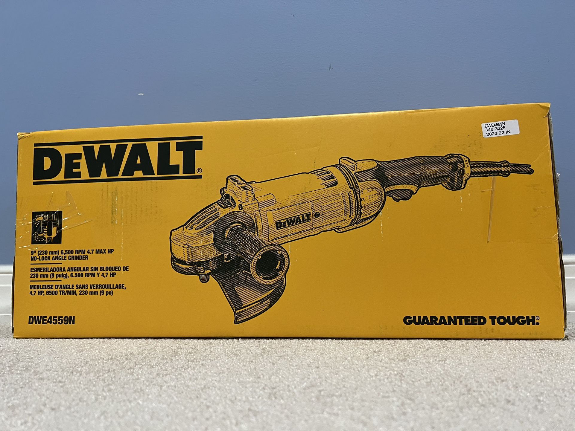 DEWALT Angle Grinder DWE4559N