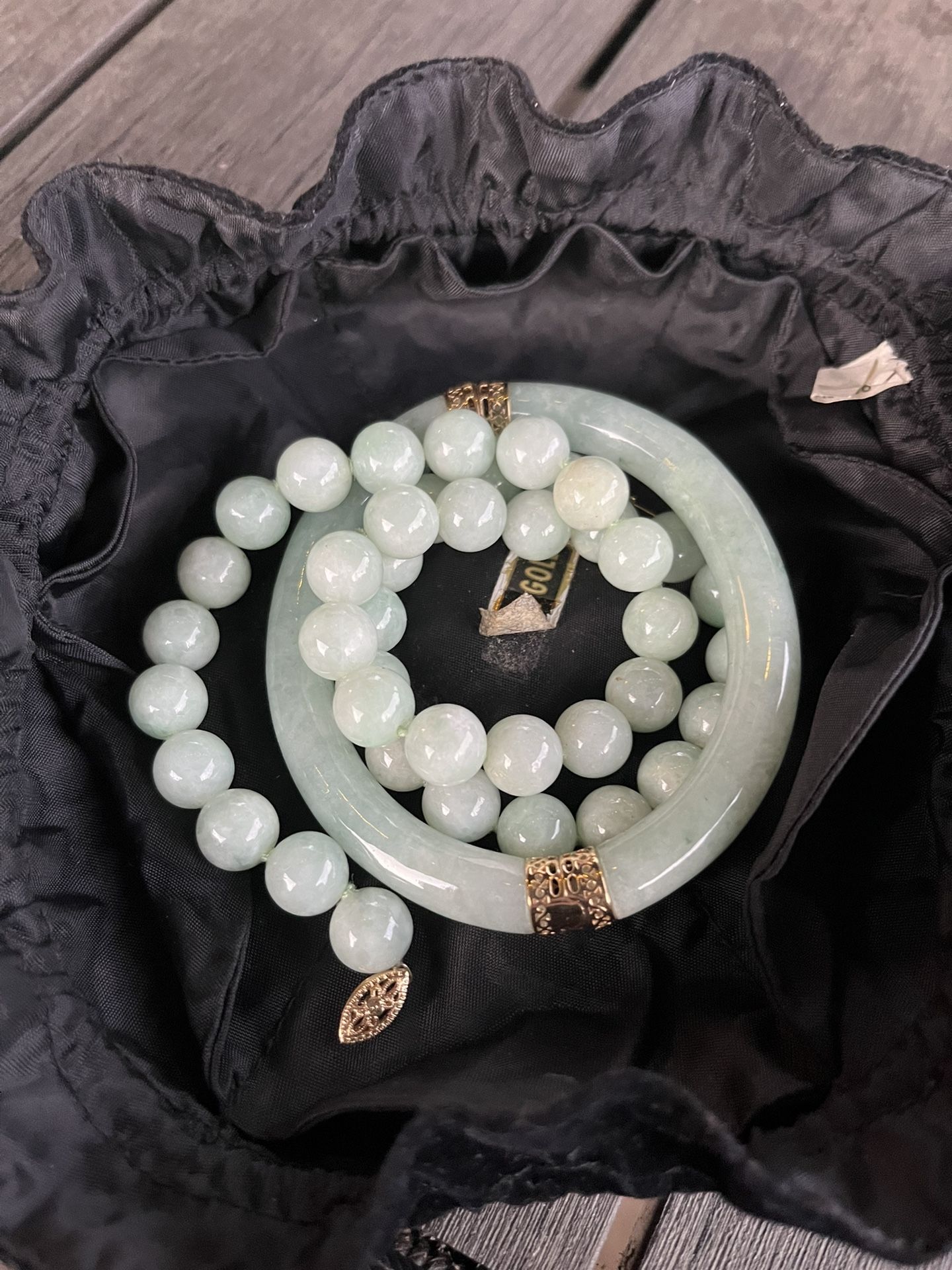 Ming Dynasty Jade Bracelet And Necklace