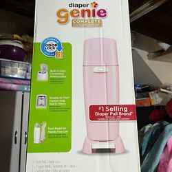 Playtex Pink Diaper Genie Pail Brand New