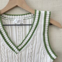 Ann Taylor LOFT Cable Knit Sweater Vest Tank