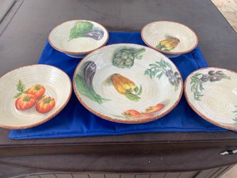 Williams Sonoma Italian Fruit Bowl Se