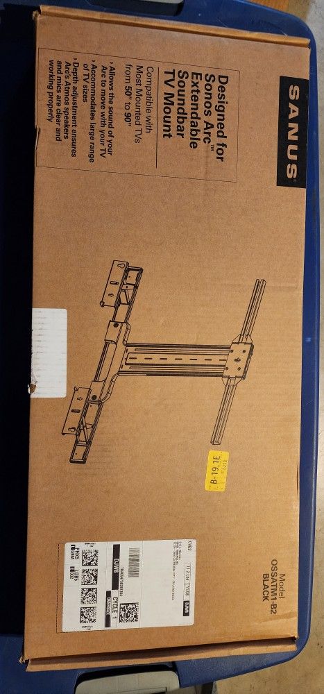 Sanus Arc Extendable Soundbar Tv Mount