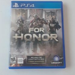 For honor ps4 game( serious buyers only kids ask your parents permission first)