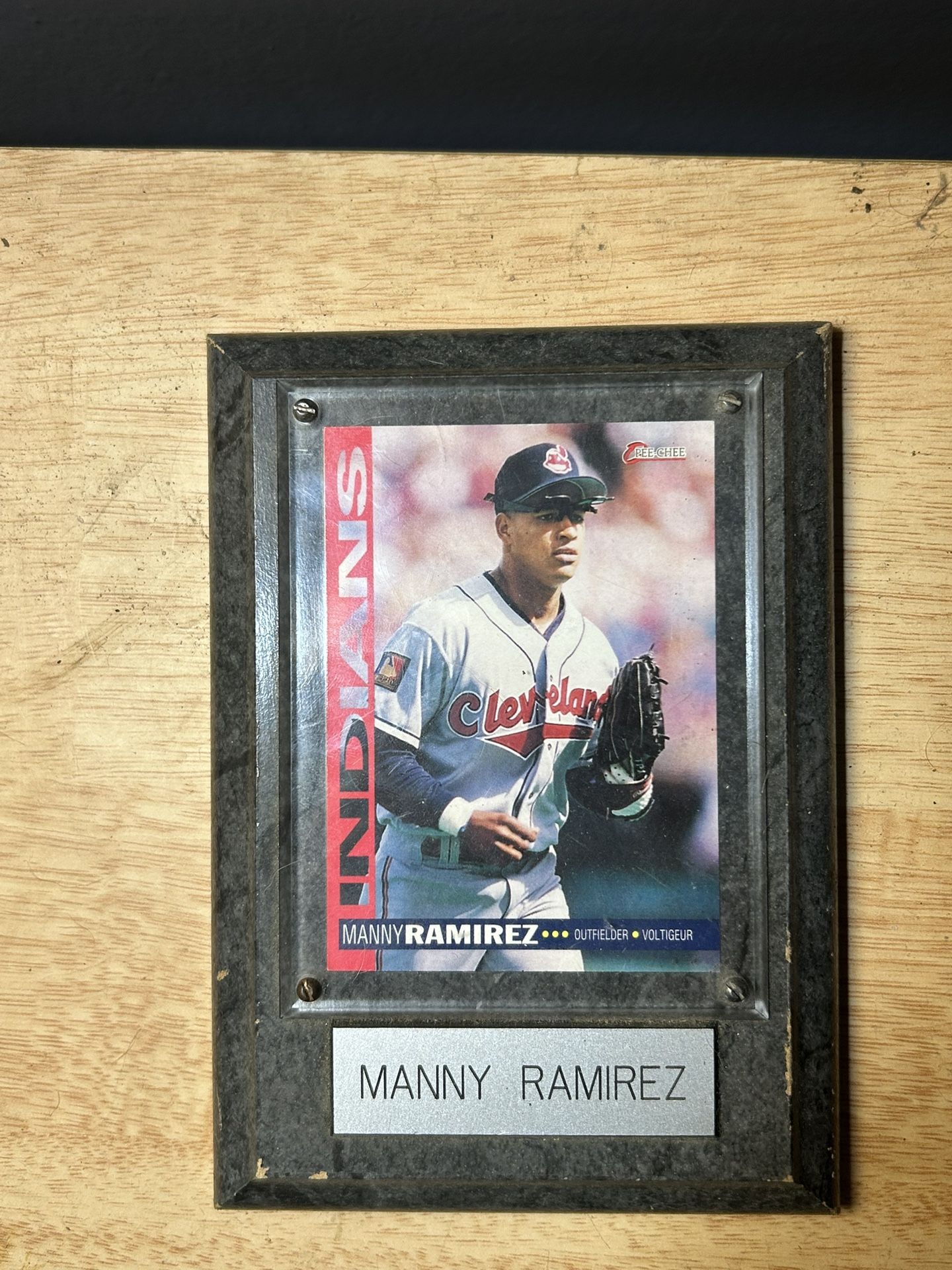 Manny Ramirez Baseball Card, Mint Condition, Plaque