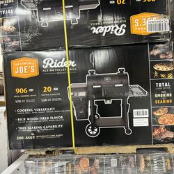 Oklahoma Joe's Rider DLX 900: L 906-Sq in Black Pellet Grill  New on box  Multiple units available   Price is $550 per grill  Pickup in Rochester Hill