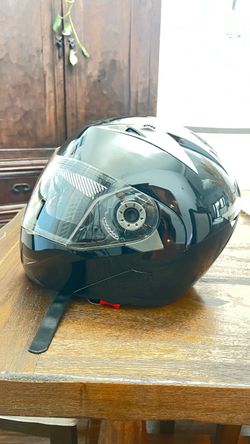 Black Modular Motorcycle Helmet