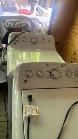 G E washer and dryer