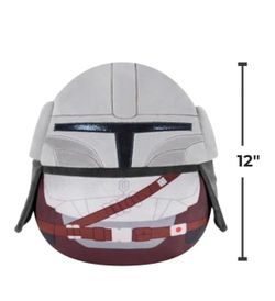 12 Inch Squishmallows Mandalorian Plush