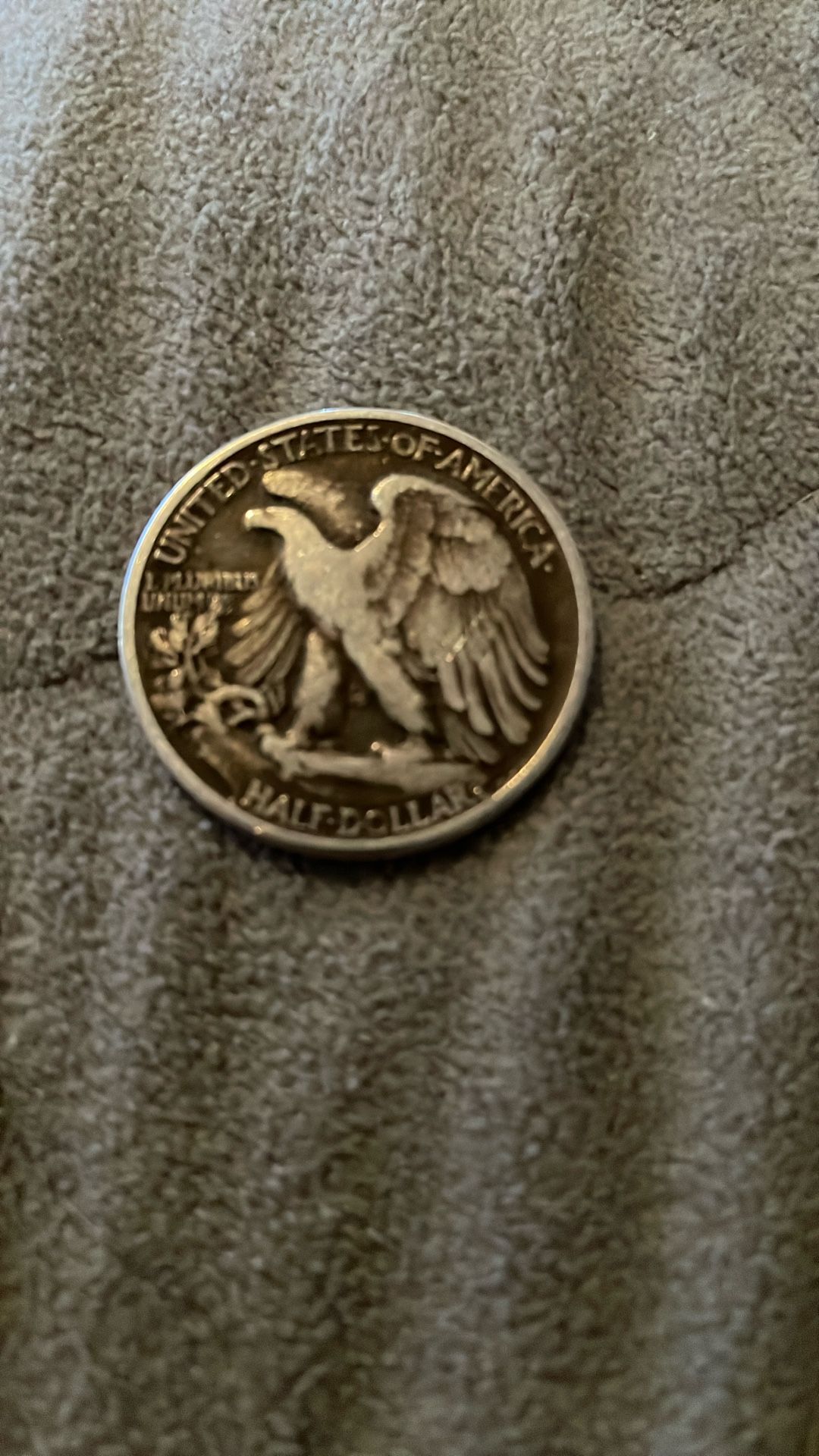 Silver 1945 Half Dollar