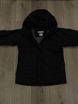 Columbia boys Black Windbreaker Jacket