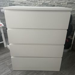Ikea 4 Drawer Dresser White