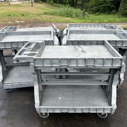 Five Utility Carts 