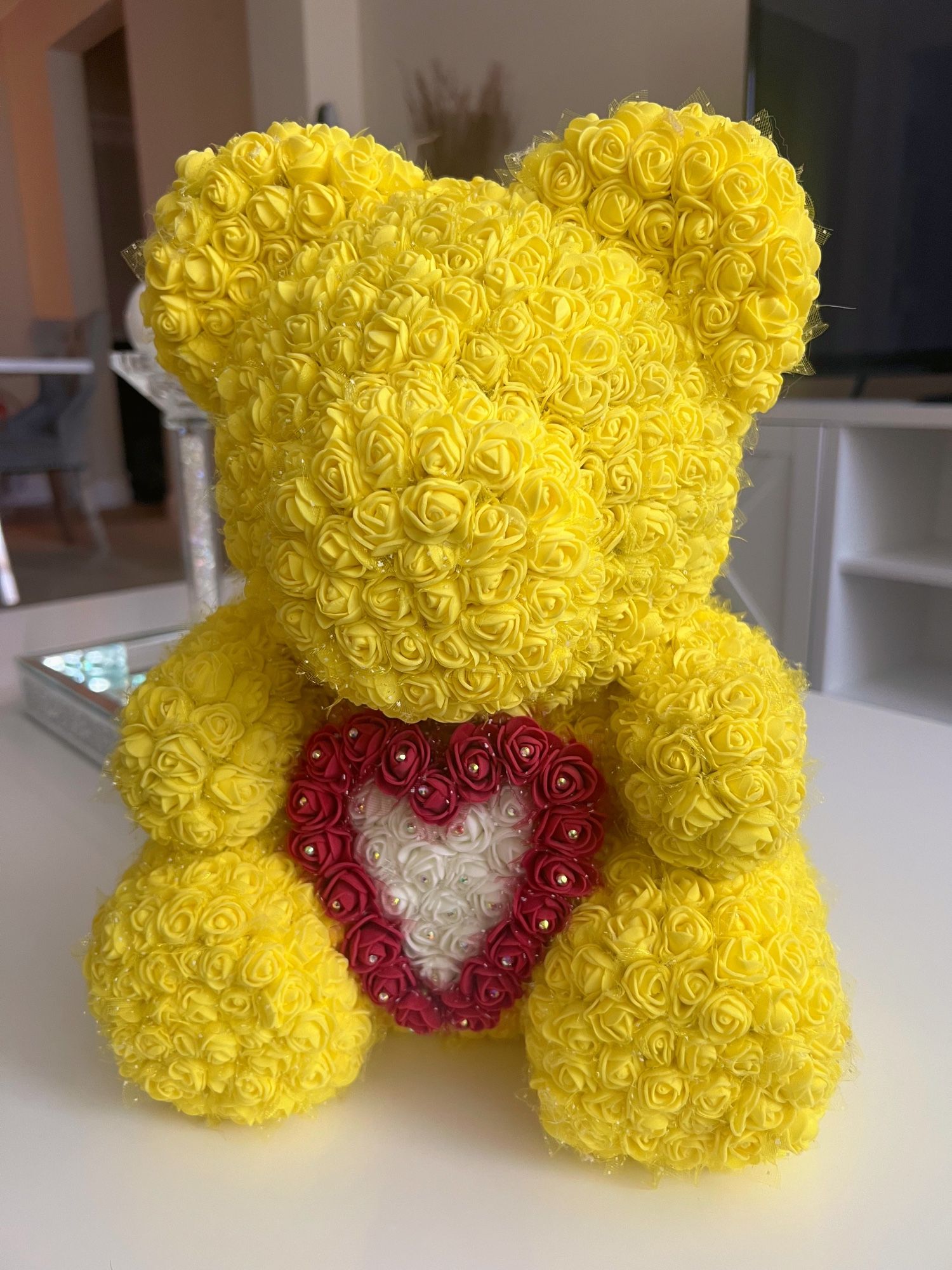 Flower teddy bear 