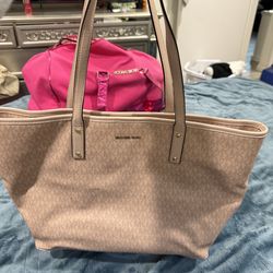 Pink Michael Kors handbag