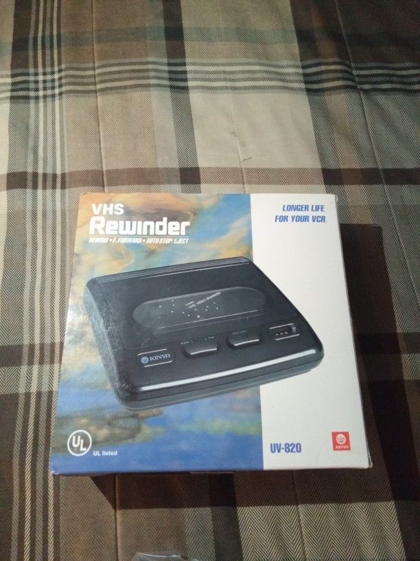 Brand New "Kinyo VHS Rewinder UV-820"..Pick Up.