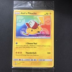 Ash's Pikachu Promo Sealed Pokmon Card for Sale in Hayward, CA - OfferUp