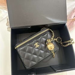 Black Chanel Box Purse