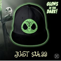 Glow-in-the-dark Nightmare Before Christmas hat