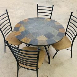 Mosaic Stone table and chairs