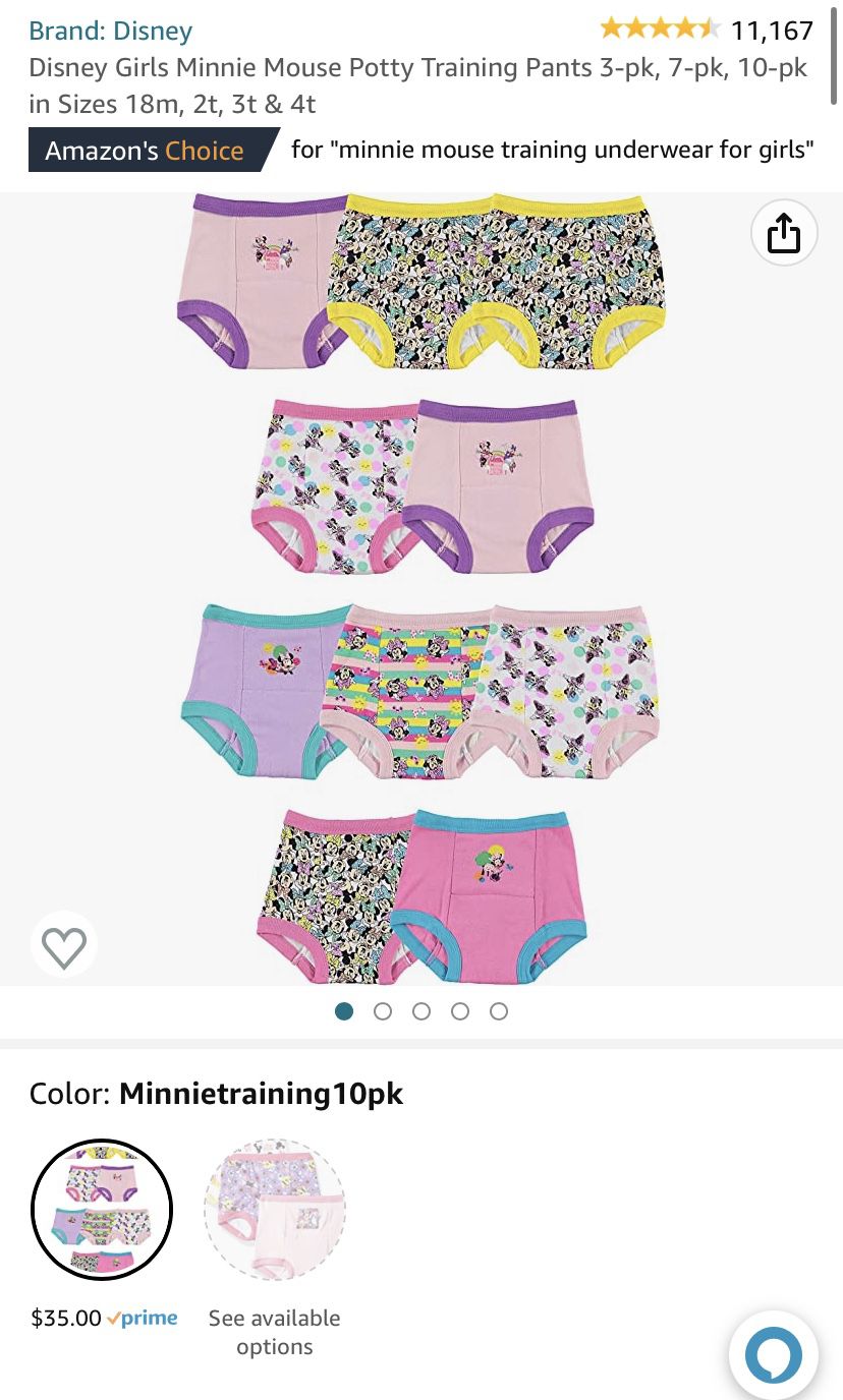 2T Minnie Mouse Potty Training Pants for Sale in Las Vegas, NV - OfferUp