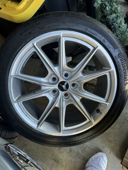Ford Mustang Rims and Tires 19 by 8.5