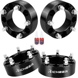 5x5.5 Wheel Spacers for 1 Ram 1-1996 F-150 1 E-150 1 CJ2 CJ3 CJ7 CJ5 CJ6, 4PCS 2 inch 5x139.7mm 5 Lug Forged (303)