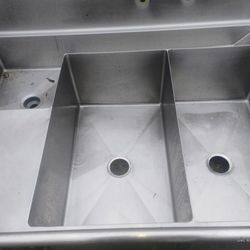 FAB WRITE INC. STAINLESS STEEL SINK 