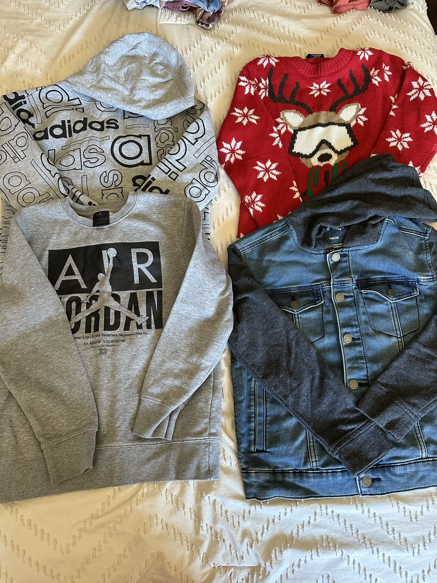 Bundle Boys Sweaters & Jacket- Size 8/10 M