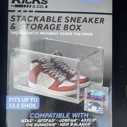 Kicks stackable sneaker & storage box