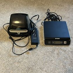 Dymo 4XL Label Maker Printer and Dymo M10 USB Postal Scale