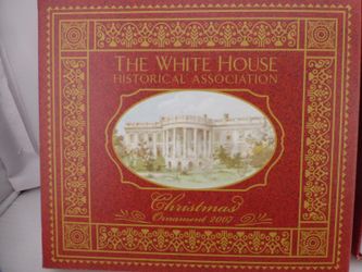 White House Historical Association Christmas Ornament 2007 Grover Cleveland Q5