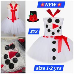 💥NEW💥
☃️Snowman dress☃️
1-2 yrs