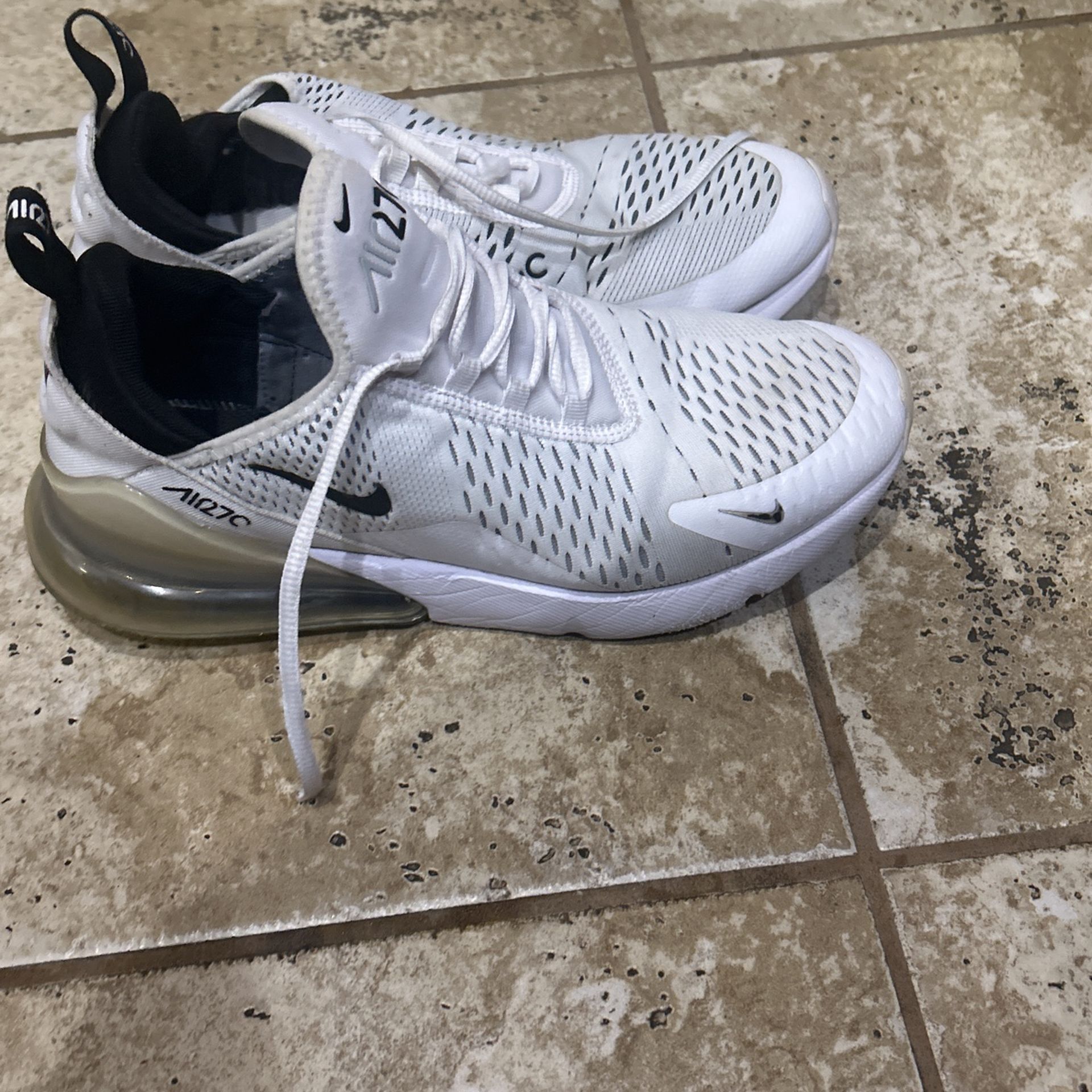 Nike Air Max 270 White Hardly Used Size Men