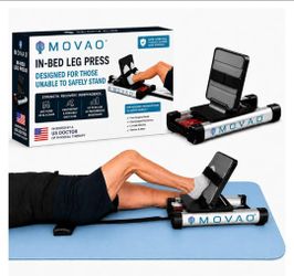 Brand New Movao portable Leg Press Elliptical Machine with instruction manual and zippered hard shell carry case. 
See our other great Sports art anti