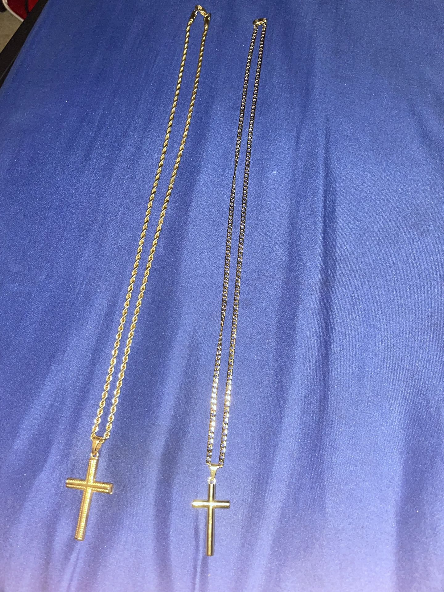Gold Plated Cross Pendant Jewelry