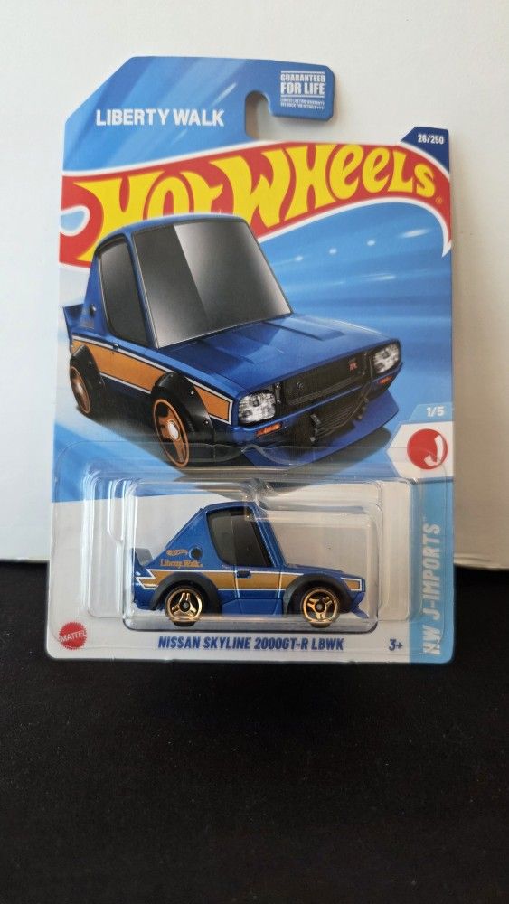 2025 Hot Wheels Nissan Skyline 2000GT-R Libertywalk HW J-Imports