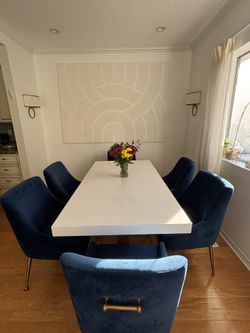 Dining Chairs, Set Of Six