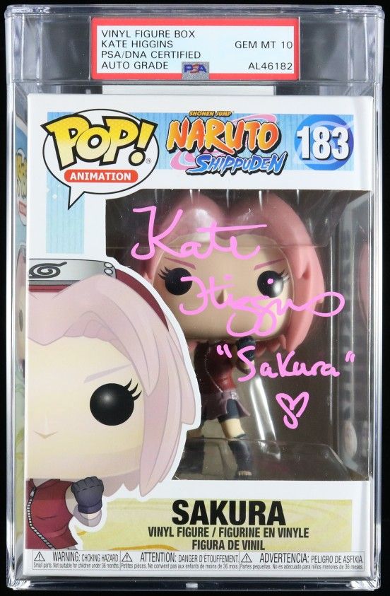 Funko POP: Naruto (SAKURA): SIGNER KATE HIGGINS